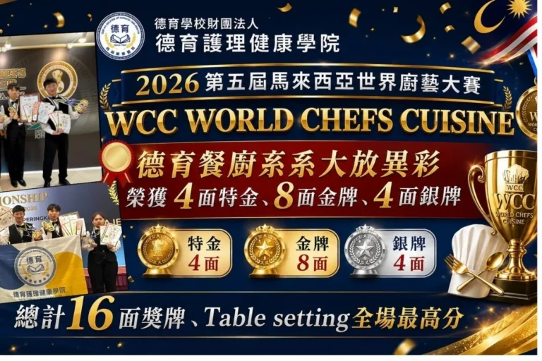 De Yu University Team Wins 16 Medals at WCC World Chefs Championship 2026